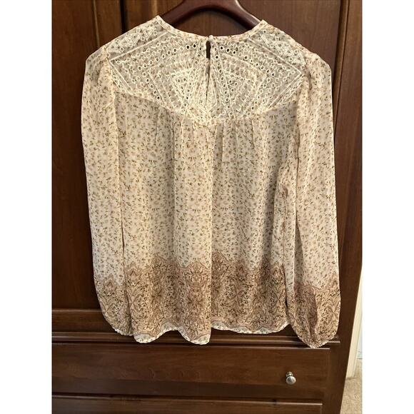 Women's Matilda Jane Good Hart Bonneau Womens Floral Print Blouse‎ Medium Sheer - Picture 14 of 14
